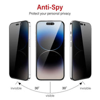 iPhone 16 Pro Max / 17 Pro Max Privacy Tempered Glass Screen Protector
