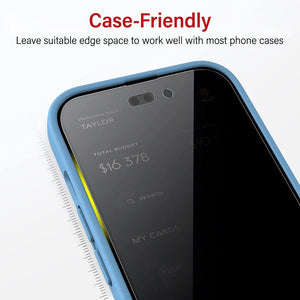 iPhone 16 Pro Max / 17 Pro Max Privacy Tempered Glass Screen Protector