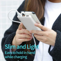 Romoss PSP10 10000mAh Slim Portable Power Bank-White
