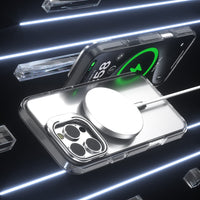 iPhone 16e / 17e REDEFINE Lens Flip Stand Transparent Case Cover With Magnetic Ring
