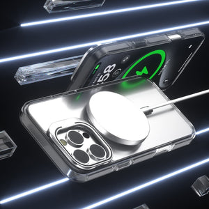REDEFINE Lens Flip Stand Transparent Magsafe Case for iPhone 16e