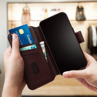 REDEFINE Folio Urbain Leather Detachable Wallet Magnetic Case
