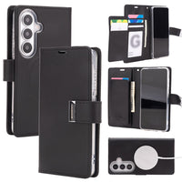 Mercury Rich Diary Case Cover With Magnetic Ring for Samsung Galaxy S26 Plus
