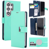 Mercury Rich Diary Case Cover With Magnetic Ring for Samsung Galaxy S26 Ultra
