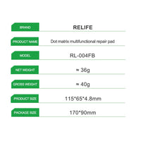 RELIFE RL-004FB Dot Matrix Multifunctional Repair Pad with Fixed Slot for iPhone X to 14 Pro Max
