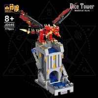 JIESTAR Small Angle JD046 Dungeons & Dragons D&D Dice Tower Building Block 1176pcs
