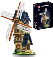 Mould King 10060 Streetview Medieval Windmill Building Technology Clamp Block
