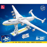 JIE STAR 57014 An-225 transport aircraft Building Block 5350pcs
