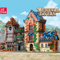 JIESTAR Building Blocks MOC 89151 Castle Tavern House Lighting 2843pcs construction toy
