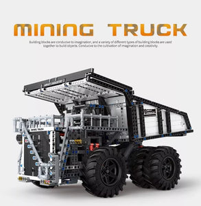 MOULD KING 13170 Liebher Terex T284 Mining Excavator Dump Truck 2044 PCS Gift