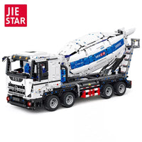 JIESTAR Building Blocks FF11012 concrete mixer with Motors DIY Toy 2432pcs
