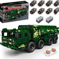 Mould King 20008 CJ-10 Military Cruise Missile Truck Building Mechanical Remote