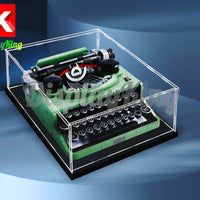 Display King -Acrylic display case for LEGO® Ideas Typewriter 21327