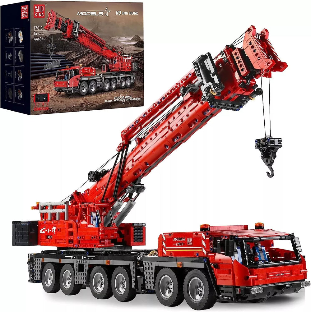 Mould King 17013 Mobile Cranes Building Blocks 4460 Pieces with Motor/APP Remote