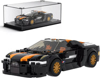 Mould King Speed Champion 27055 Chiron Car with Acrylic Display Case 386pcs
