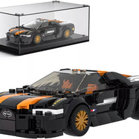 Mould King Speed Champion 27055 Chiron Car with Acrylic Display Case 386pcs