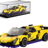 Mould King Speed Champion 27053 Veneno Car with Acrylic Display Case 365pcs