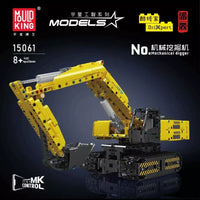 Mould King 15061 Engineering Series Mechanical Excavator Digger Dynamic Version
