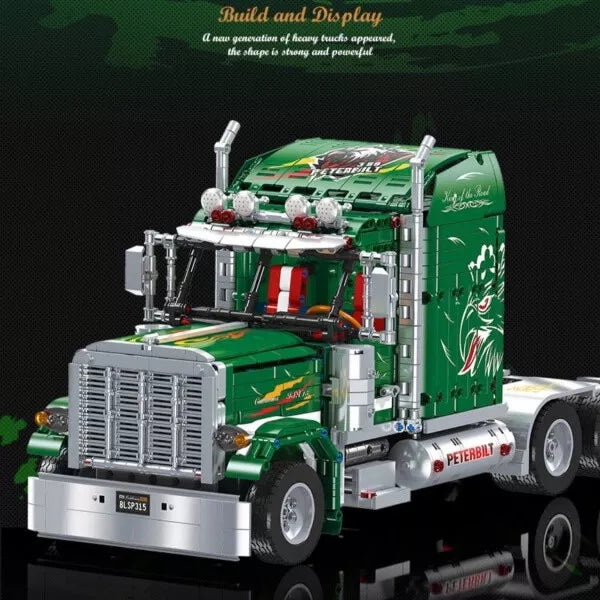 JIESTAR Building Block JJ9069 Peter Truck Bilt 389 Construction DIY Toy 2105 pcs