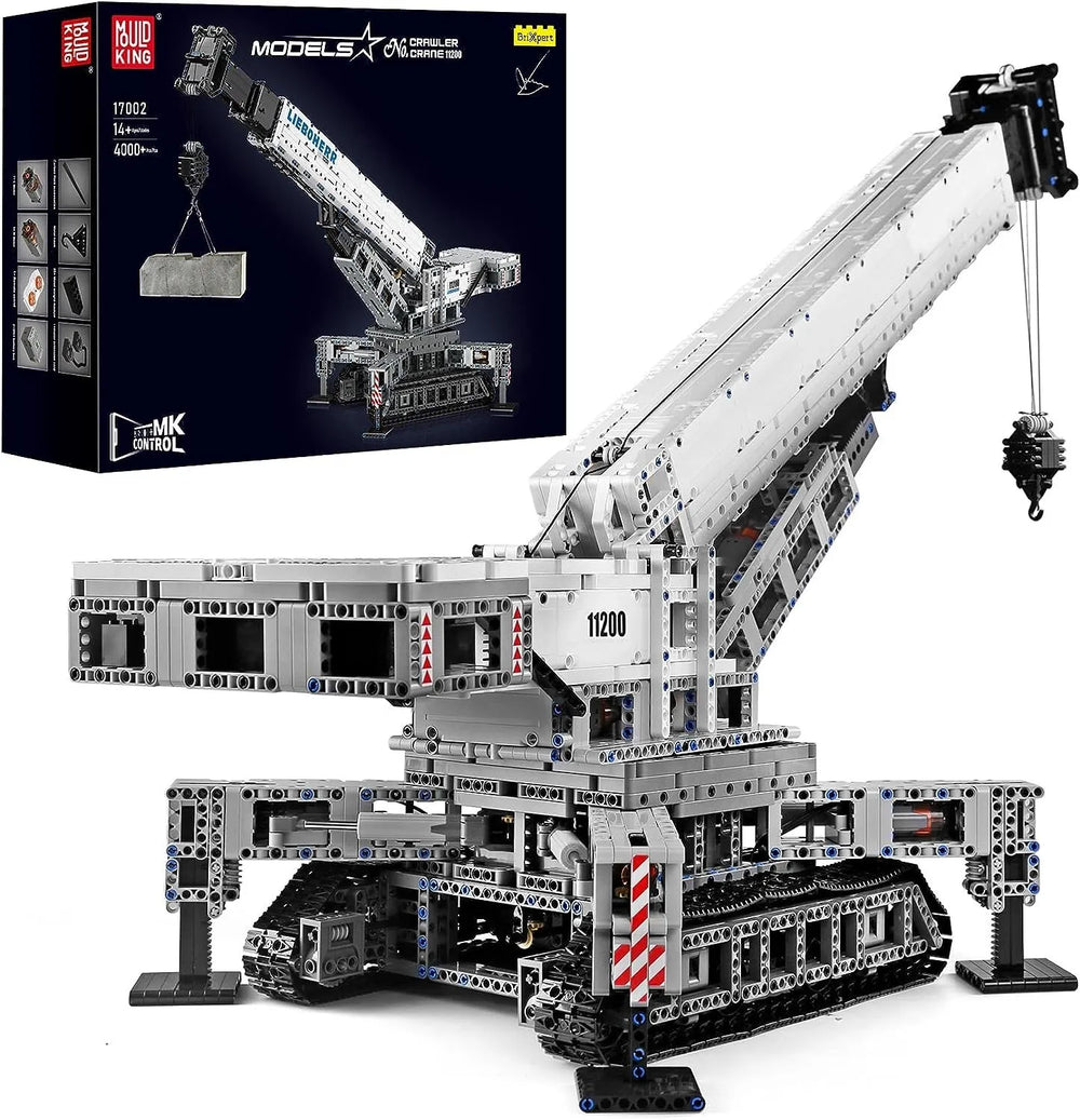 Mould King 17002 Cranes Building Kits 4000 Pieces with Motor/APP Remote Control