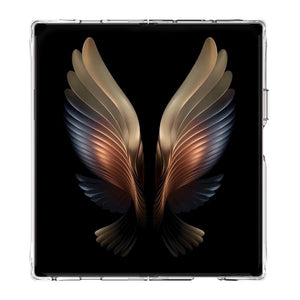 Crystal Clear Transparent Case Cover With Magnetic Ring for Samsung Galaxy