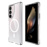 Crystal Clear Transparent Case Cover With Magnetic Ring for Samsung Galaxy
