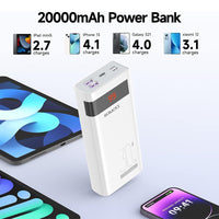 Romoss Sense 6PS Pro 30W 20000mAh Super Fast Charge Power Bank-White
