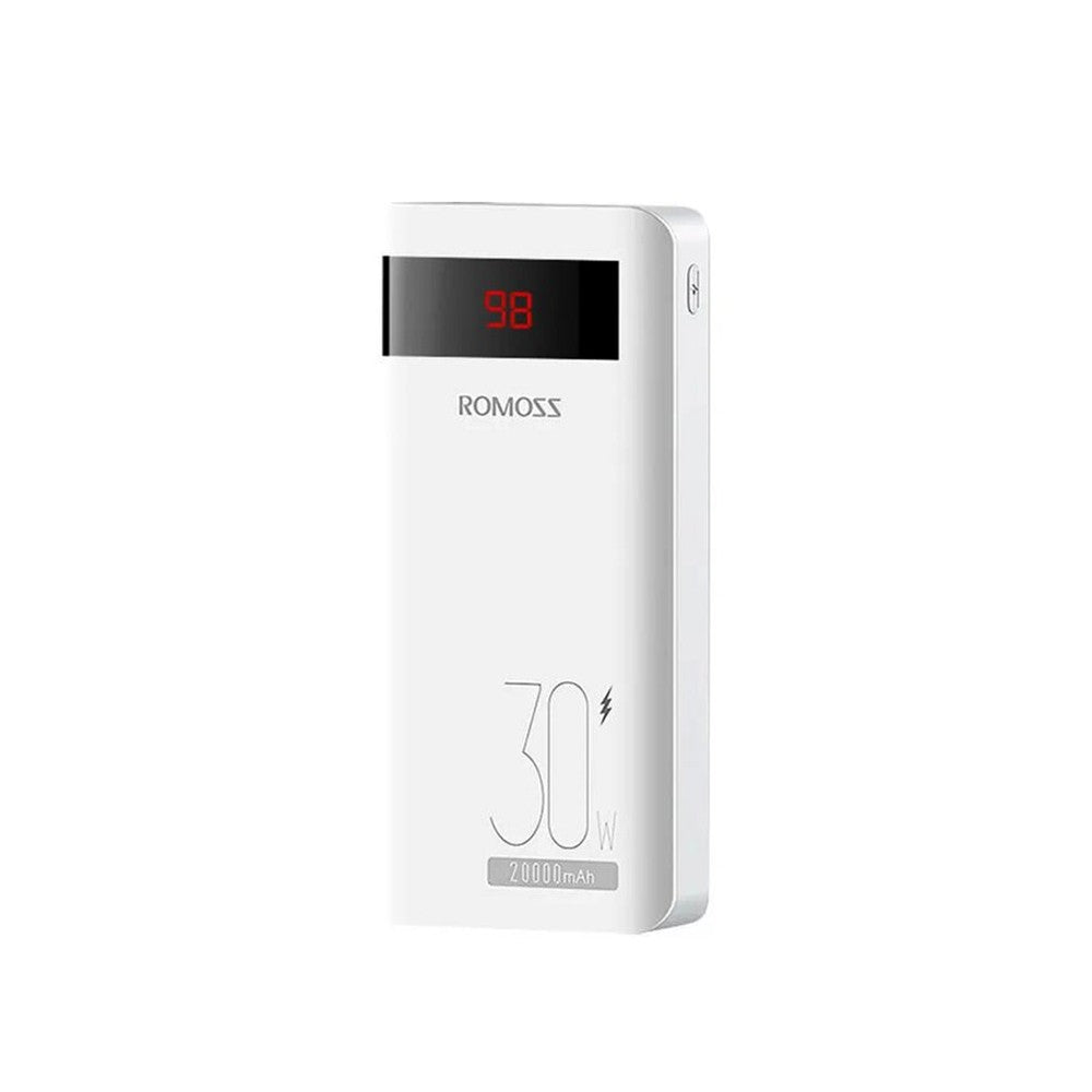 Romoss Sense 6PS Pro 30W 20000mAh Super Fast Charge Power Bank-White