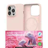 Liquid Silicone Case Cover with Magnetic Ring
