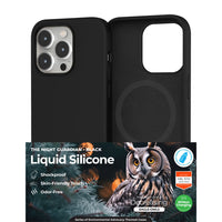 Liquid Silicone Case Cover with Magnetic Ring
