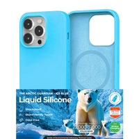 Liquid Silicone Case Cover with Magnetic Ring
