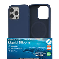 Liquid Silicone Case Cover with Magnetic Ring
