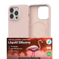 Liquid Silicone Case Cover with Magnetic Ring
