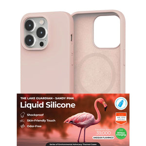 Liquid Silicone Case Cover with Magnetic Ring