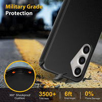 Hybrid Beatles Shockproof Case Cover with Magnetic Ring for Samsung Galaxy
