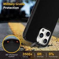 Hybrid Beatles Shockproof Case Cover with Magnetic Ring
