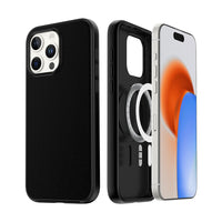 Hybrid Beatles Shockproof Case Cover with Magnetic Ring
