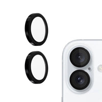 iPhone 17 Kinglas Metal Ring HD Tempered Glass Camera Lens Protector Film