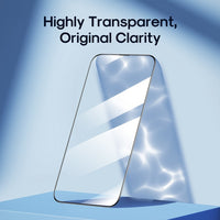 iPhone 17 Pro Max Kinglas 2 Packs 2.5D Full Coverage Silk Printing HD+ Clarity Glass Screen Protector
