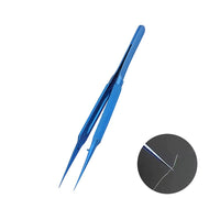 Crazy Titanium Alloy Straight Tweezer with Non-slip Design for Picking Electronic Components Copper Wire
