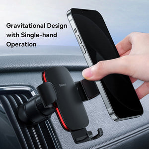 Baseus Metal AgeⅡ Gravity Car Mount (Air Outlet Version)-Black