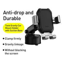 Baseus Tank Gravity Car mount Holder with Suction Base (SUYL-TK01/SUYL-TK0S)
