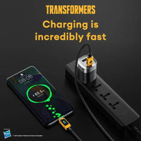Transformers TF-A18 Type-C to Type-C 60W / 100W Fast Charge Data Cable
