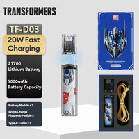 Transformers TF-D03 Removable Battery Charger Magnetic Power Bank 5000mAh
