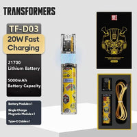 Transformers TF-D03 Removable Battery Charger Magnetic Power Bank 5000mAh
