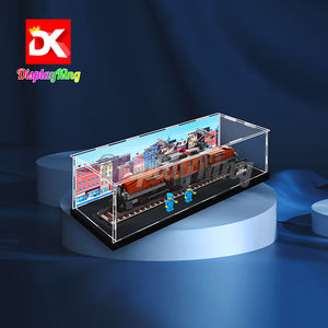 Display King - Acrylic display case for LEGO® Crocodile Locomotive 10277