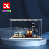 Display King -Acrylic display case for LEGO® Architecture Las Vegas 21047
