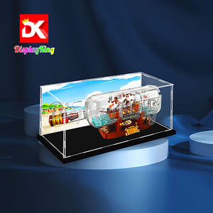 Display King -Acrylic display case for LEGO® Ship in a Bottle 21313