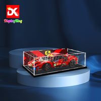 Display King - Acrylic Display Case for LEGO® Ferrari 488 GTE “AF Corse #51” 42125
