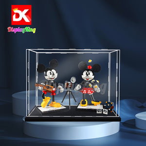 Display King - Acrylic display case for Lego Disney Mickey Mouse & Minnie Mouse Character 43179